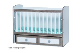 Dizain Baby Бебешко легло-люлка Тони МДФ подвижна решетка 60/120 - 70/140